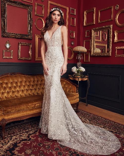 121223 vintage beaded wedding dress with cape and open back1